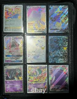 Pokemon Card Binder Collection Lo t- Secret Rare, Vintage, Full Art, EX, GX, V