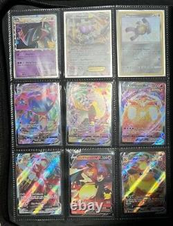 Pokemon Card Binder Collection Lo t- Secret Rare, Vintage, Full Art, EX, GX, V