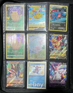 Pokemon Card Binder Collection Lo t- Secret Rare, Vintage, Full Art, EX, GX, V