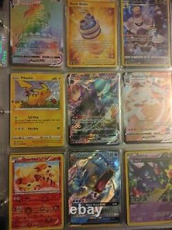 Pokemon Card Binder Collection. Over 270 cards, vintage-new Rare holos-Full Arts