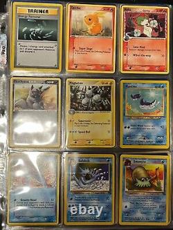 Pokemon Card Binder Collection Vintage Lot Holo/Rare/1st Ed/Shadowles 100+ Cards