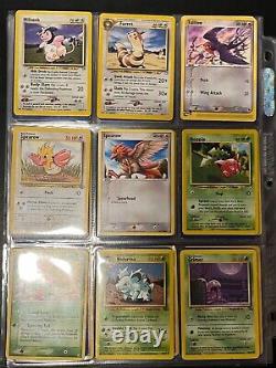 Pokemon Card Binder Collection Vintage Lot Holo/Rare/1st Ed/Shadowles 100+ Cards