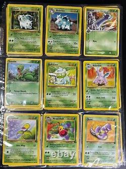 Pokemon Card Binder Collection Vintage Lot Holo/Rare/1st Ed/Shadowles 100+ Cards
