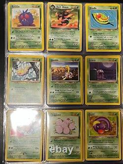 Pokemon Card Binder Collection Vintage Lot Holo/Rare/1st Ed/Shadowles 100+ Cards