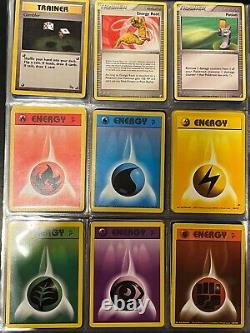 Pokemon Card Binder Collection Vintage Lot Holo/Rare/1st Ed/Shadowles 100+ Cards