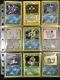 Pokemon Card Binder Collection Vintage Lot Holos/rares/1st Edition 100+ Cards