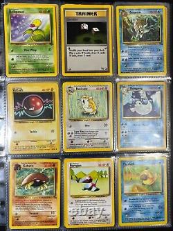 Pokemon Card Binder Collection Vintage Lot Holos/Rares/1st Edition 100+ Cards