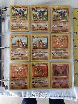 Pokemon Card Binder Lot Over 400 Cards Vintage Holos Rare Japanese Team Rocket