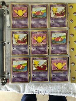 Pokemon Card Binder Lot Over 400 Cards Vintage Holos Rare Japanese Team Rocket