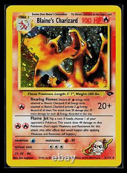 Pokemon Card Blaine's Charizard Gym Challenge 2/132 Holo Rare