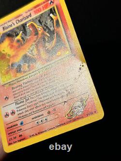 Pokemon Card Blaine's Charizard Gym Challenge 2/132 Holo Rare