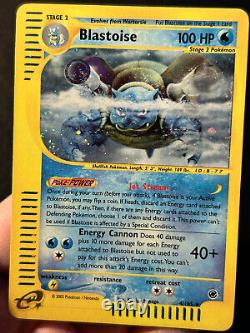Pokemon Card Blastoise Expedition 4/165 Holo Rare