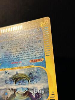 Pokemon Card Blastoise Expedition 4/165 Holo Rare
