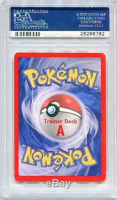 Pokemon Card Brock's Trainer Deck A Machamp Base Set 8/102, PSA 10 Gem Mint