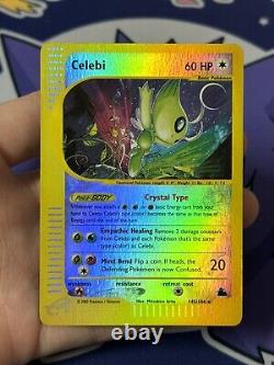 Pokemon Card Celebi Skyridge 145/144 Secret Rare