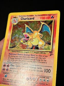 Pokemon Card Charizard Base Set 2 Holo Rare 4/130