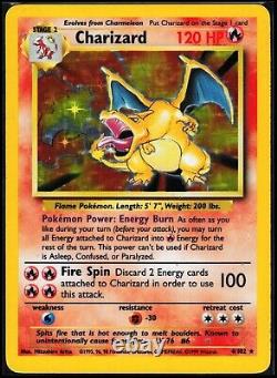 Pokemon Card Charizard Base Set 4/102 Holo Rare