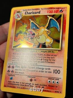 Pokemon Card Charizard Base Set 4/102 Holo Rare