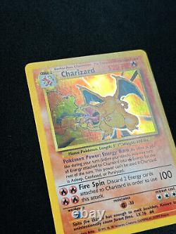 Pokemon Card Charizard Base Set 4/102 Holo Rare 1999