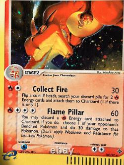 Pokemon Card Charizard EX Dragon 100/97 Secret Rare Holo SWIRL