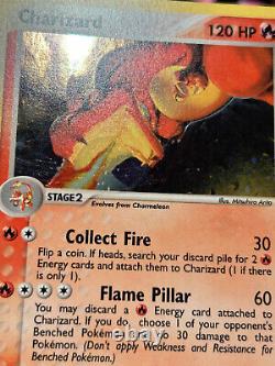 Pokemon Card Charizard EX Dragon 100/97 Secret Rare Holo SWIRL