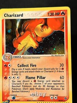 Pokemon Card Charizard EX Dragon 100/97 Secret Rare Holo SWIRL