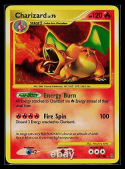 Pokemon Card Charizard Stormfront 103/100 HOLO Secret Rare SWIRL