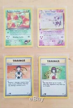 Pokemon Card Complete 1st edition Gym Heroes Set (132/132) Mint WOTC Updated