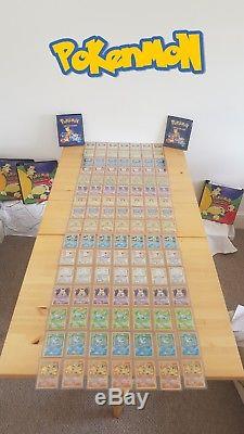 Pokemon Card Complete Base Set 1999 WOTC Holo 102/102 Rare Charizard Blastoise