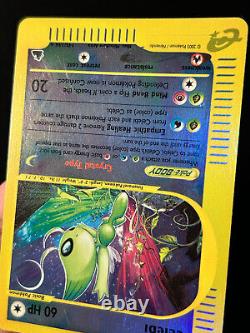 Pokemon Card Crystal Celebi Skyridge 145/144 Reverse HOLO Secret Rare