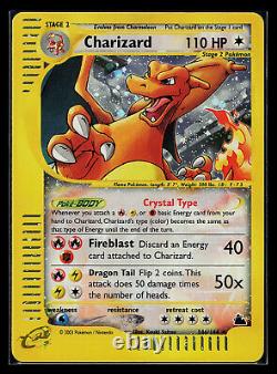 Pokemon Card Crystal Charizard Skyridge 146/144 HOLO Secret Rare