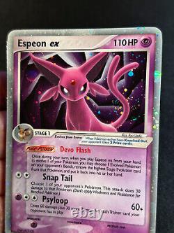 Pokemon Card Espeon ex EX Unseen Forces 102/115 Ultra Rare SWIRL