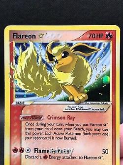 Pokemon Card Flareon Gold Star EX Power Keepers 100/108 Holo Ultra Rare 2007