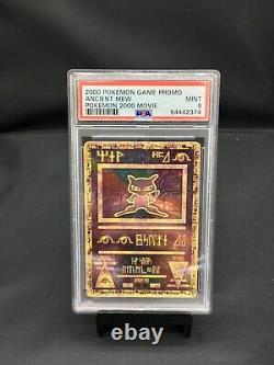 Pokemon Card Game Ancient Mew Holo PSA 9 MINT 2000 Movie Promo Vintage Holo