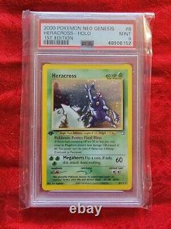 Pokemon Card Game Heracross Neo Genesis 6/111 1st Edition PSA Grade 9