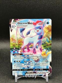 Pokemon Card Glaceon VMAX (Alternate Art Secret Rare) Evolving Skies 209/203