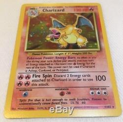 Pokemon Card Holo Charizard 4/102 NM+ Base Set Holographic Foil Rare Near Mint+