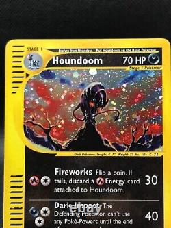 Pokemon Card Houndoom Aquapolis H11/H32 Holo Rare 2002