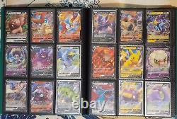 Pokemon Card Huge Collection 360 Full Binder Ultra Rare, Gx, Shiny, Holo, Promo