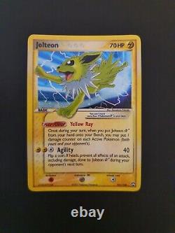 Pokemon Card Jolteon Gold Star 101/108 EX Power Keepers Holo Rare Near Mint nm