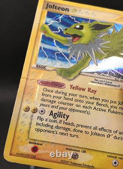 Pokemon Card Jolteon Gold Star EX Power Keepers 101/108 Ultra Rare 2007 DMG