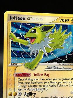 Pokemon Card Jolteon Gold Star EX Power Keepers Holo 101/108 Ultra Rare