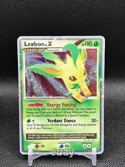 Pokemon Card Leafeon LV. X Majestic Dawn 99/100 Ultra Rare Holo 2x SWIRLS