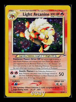 Pokemon Card Light Arcanine Neo Destiny 12/105 Holo Rare