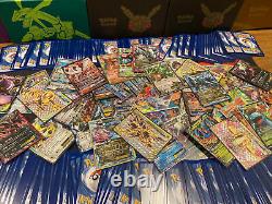 Pokemon Card Lot 1000 Bulk ULTRA RARES GX V Commons Uncommons Trainer Box RANDOM