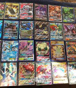 Pokemon Card Lot 1000 Bulk ULTRA RARES GX V Commons Uncommons Trainer Box RANDOM