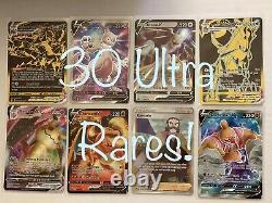 Pokemon Card Lot 1000? Official TCG Cards 30 Ultra Rares Guaranteed