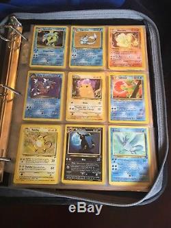Pokemon Card Lot And Binder Rare Base Set
