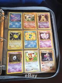 Pokemon Card Lot And Binder Rare Base Set