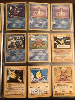 Pokemon Card Lot Full Collectors Binder 180 Cards Holos, Rares, & URs